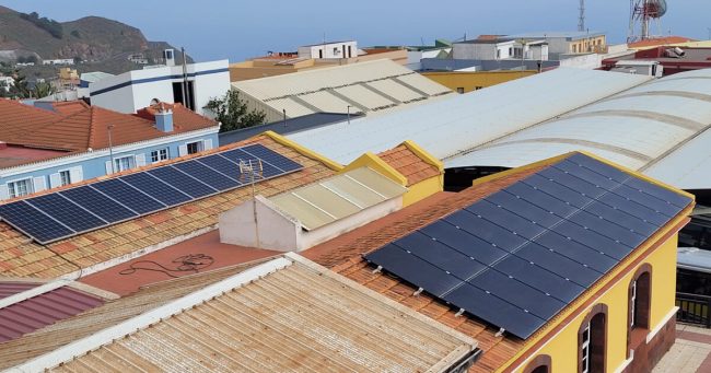 Instalación de TransHierro de de energía renovable en El Hierro