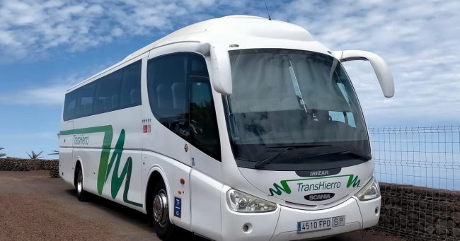 Transporte discrecional para grupos en El Hierro
