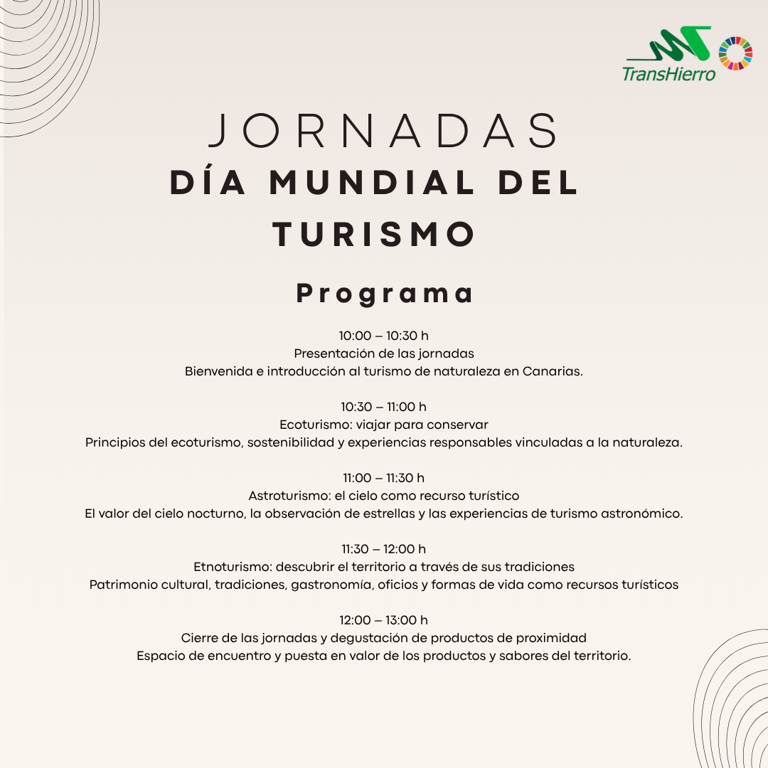Programa Día Mundial del Turismo